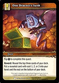 One Draenei's Junk... - Fires of Outland - WoW card