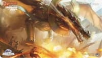 Magic Grand Prix 2017 Playmat: Omaha - Glorybringer - Magic Promotional Playmats - Playmats card