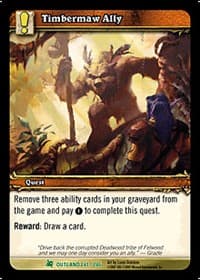 Timbermaw Ally - Fires of Outland - WoW card