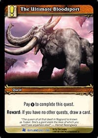 The Ultimate Bloodsport - Fires of Outland - WoW card