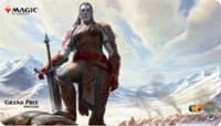 Magic Grand Prix 2018 Playmat: Barcelona - Grand Warlord Radha - Magic Promotional Playmats - Playmats card