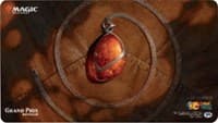 Magic Grand Prix 2018 Playmat: Bermingham Legacy - Mox Amber - Magic Promotional Playmats - Playmats card