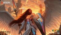 Magic Grand Prix 2018 Playmat: Copenhagen - Lyra Dawnbringer - Magic Promotional Playmats - Playmats card