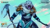 Magic Grand Prix 2018 Playmat: Detroit (Version 2) - Ajani, Adersary of Tyrants - Magic Promotional Playmats - Playmats card
