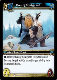 Krenig Soulguard - Fires of Outland - WoW card