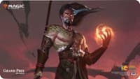 Magic Grand Prix 2018 Playmat: Sao Paulo - Sarkhan, Fireblood - Magic Promotional Playmats - Playmats card