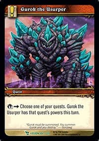 Gurok the Usurper - March of the Legion - WoW card