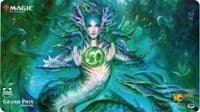 Magic Grand Prix 2018 Playmat: Singapore - Tatyova, Benthic Druid - Magic Promotional Playmats - Playmats card