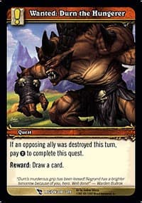 Wanted: Durn the Hungerer - March of the Legion - WoW card