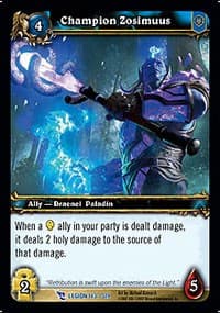 Champion Zosimuus - March of the Legion - WoW card