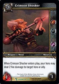 Crimson Shocker - March of the Legion - WoW card