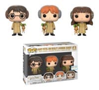 Harry Potter, Ron Weasley & Hermione Granger 3-Pack (Herbology) (Barnes & Noble Exclusive) - Pop! Vinyl - Funko card