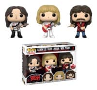 Rocks: Rush: Geddy Lee / Alex Lifeson / Neil Peart 3-Pack (FAN EXPO Canada Exclusive) - Pop! Vinyl - Funko card