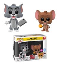 Tom and Jerry: Tom & Jerry 2-Pack (Flocked) (Funko Shop Exclusive) - Pop! Vinyl - Funko card
