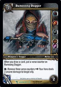 Runesong Dagger - March of the Legion - WoW card