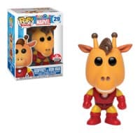 Ad Icons: Geoffrey as Iron Man (Bobble-Head) (FAN EXPO Canada Exclusive) - Pop! Vinyl - Funko card