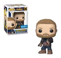 Avengers: Infinity War: Captain America (Bobble-Head) (Walmart Exclusive) - Pop! Vinyl - Funko card