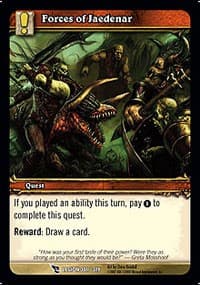 Forces of Jaedenar - March of the Legion - WoW card