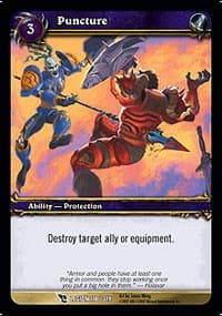 Puncture - March of the Legion - WoW card