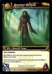 Retainer Mythras - March of the Legion - WoW card
