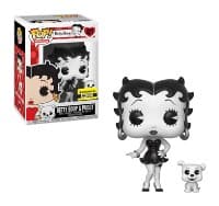 Betty Boop: Betty Boop & Pudgy (Black and White) (Entertainment Earth Exclusive) - Pop! Vinyl - Funko card