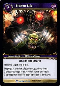Siphon Life - March of the Legion - WoW card