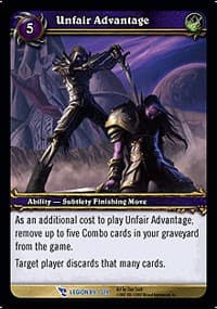 Unfair Advantage - March of the Legion - WoW card