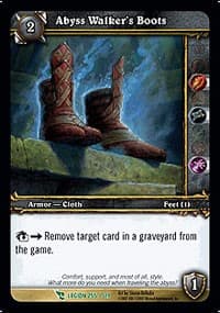 Abyss Walker's Boots - March of the Legion - WoW card