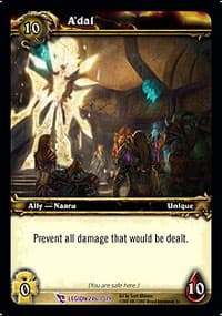 A'dal - March of the Legion - WoW card