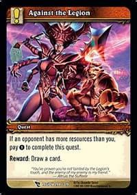 Against the Legion - March of the Legion - WoW card