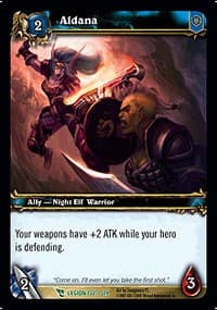 Aldana - March of the Legion - WoW card
