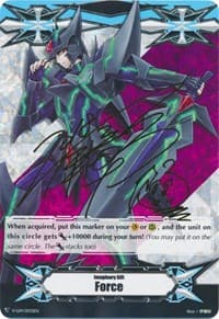 Imaginary Gift [Force] - Blaster Dark (Hot Stamped) - Gift Markers - Cardfight Vanguard card