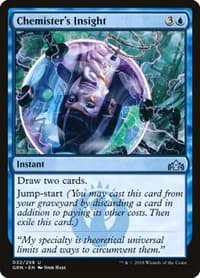 Chemister's Insight - Guilds of Ravnica - Magic: The Gathering card