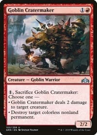 Goblin Cratermaker - Guilds of Ravnica - Magic: The Gathering card