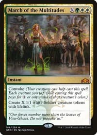 March of the Multitudes - Guilds of Ravnica - Magic: The Gathering card