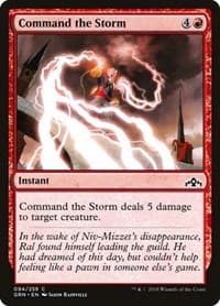 Command the Storm - Guilds of Ravnica - Magic: The Gathering card