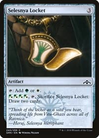 Selesnya Locket - Guilds of Ravnica - Magic: The Gathering card