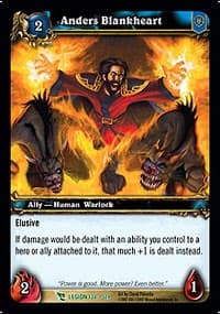Anders Blankheart - March of the Legion - WoW card