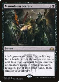 Mausoleum Secrets - Guilds of Ravnica - Magic: The Gathering card