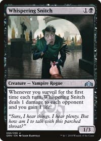 Whispering Snitch - Guilds of Ravnica - Magic: The Gathering card