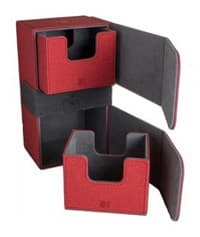 Convertible Deck Box - Dual Red - Legion Premium Supplies Deck Boxes - Deck Boxes card