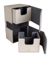 Convertible Deck Box - Dual White - Legion Premium Supplies Deck Boxes - Deck Boxes card