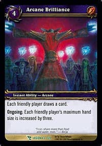 Arcane Brilliance - March of the Legion - WoW card
