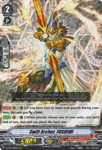 Swift Archer, FUSHIMI - V-BT02 : Strongest! Team AL4 - Cardfight Vanguard card
