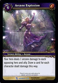 Arcane Explosion - March of the Legion - WoW card