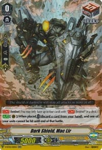 Dark Shield, Mac Lir - V-BT02 : Strongest! Team AL4 - Cardfight Vanguard card
