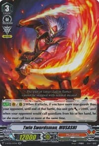 Twin Swordsman, MUSASHI - V-BT02 : Strongest! Team AL4 - Cardfight Vanguard card