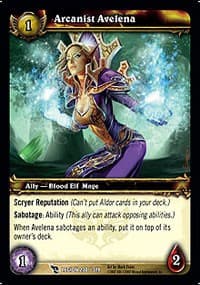 Arcanist Avelena - March of the Legion - WoW card
