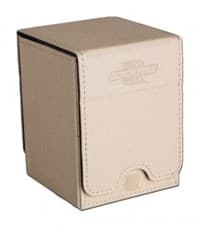 Convertible Deck Box - Single Vertical White - Legion Premium Supplies Deck Boxes - Deck Boxes card