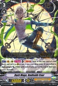 Dark Mage, Badhabh Caar - V-BT02 : Strongest! Team AL4 - Cardfight Vanguard card